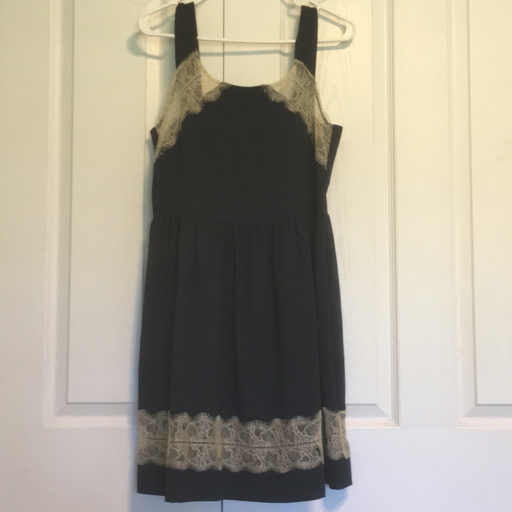 Bar III Navy lace dress